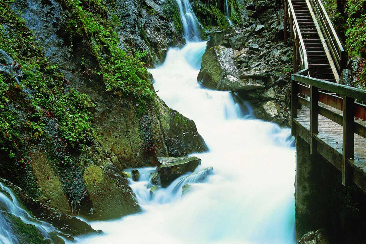 Wimbachklamm - auf dem Weg zum Wimbachgrieß in Ramsau