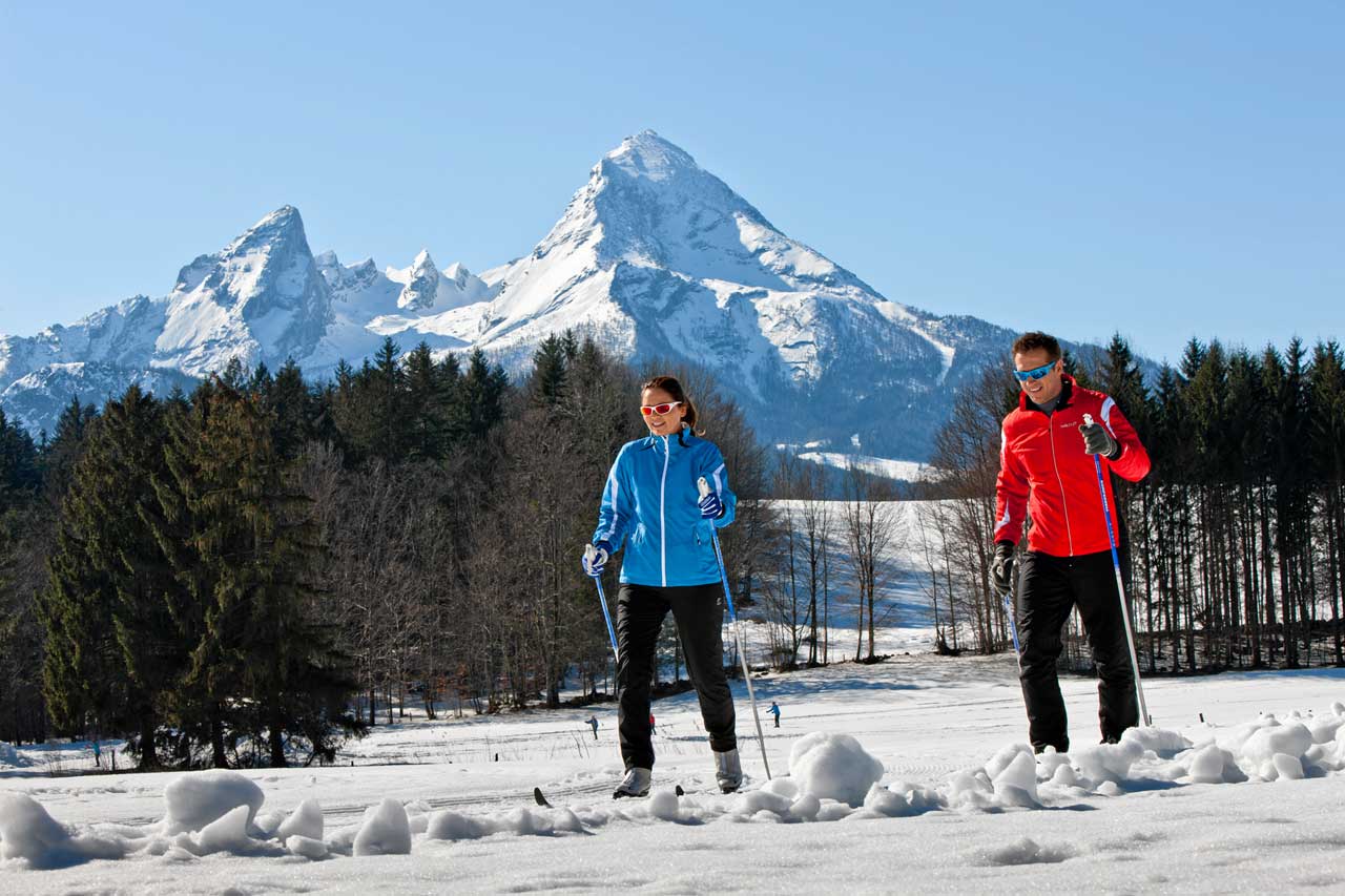 Ski Langlauf in Bischofswiesen bei Berchtesgaden